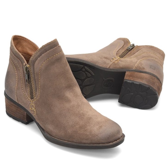 Born Malta II Taupe Distressed Booties Size 10 New - Picture 12 of 12